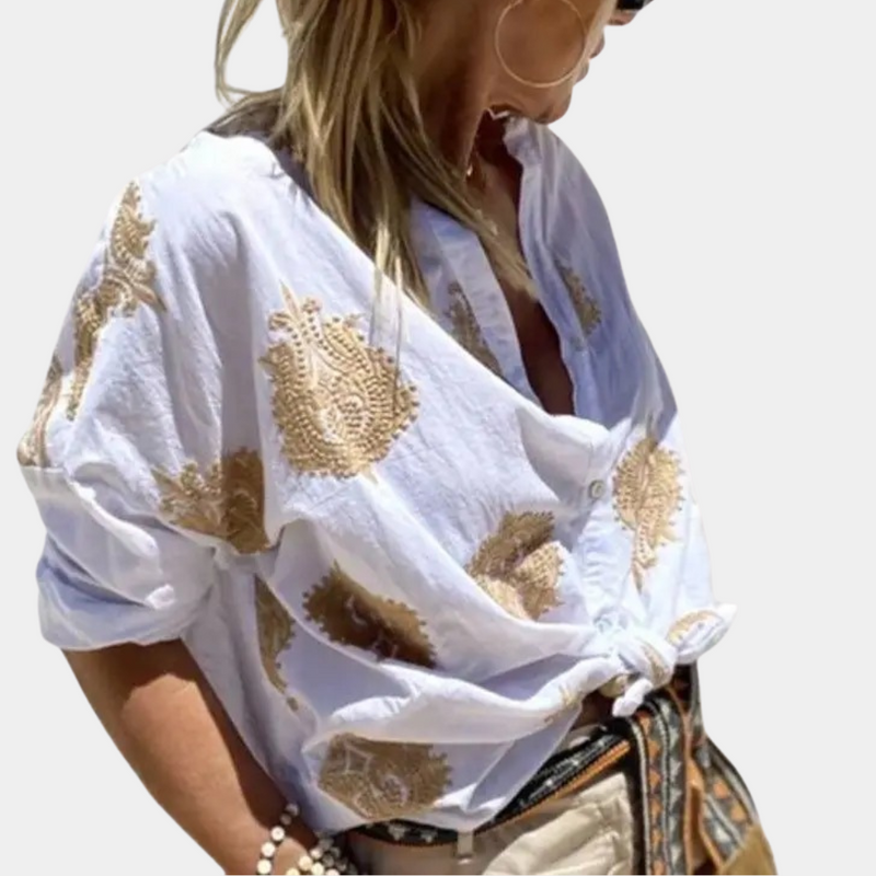 A Vintage Style Blouse with Delicate Timeless Details