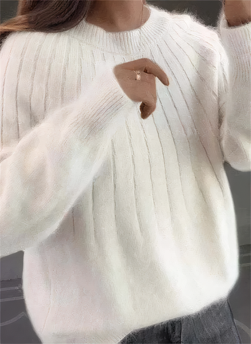 Beautifully Finished Sweater in a Timeless Design