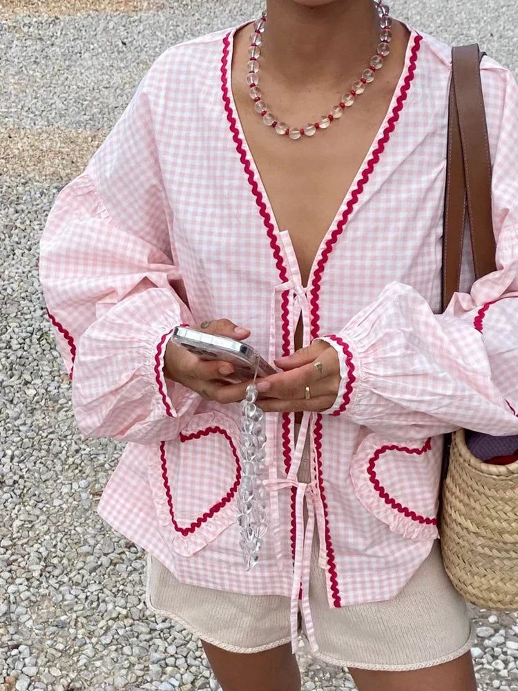 Classic Vintage Blouse with a Flattering Fit