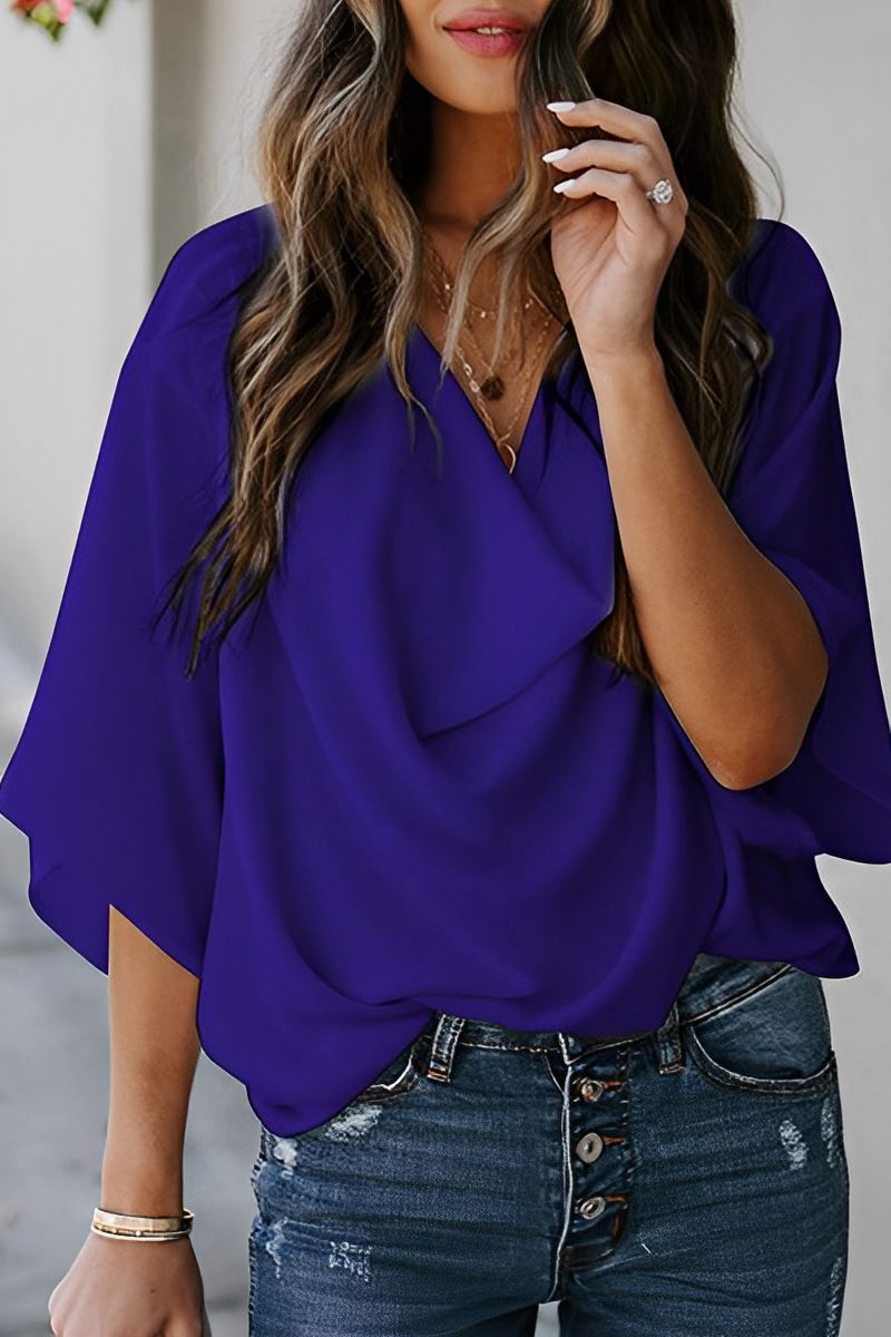 Classic Vintage Blouse with a Flattering Fit