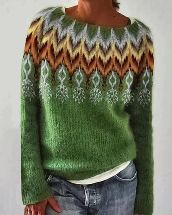Vintage Inspired Sweater with a Contemporary Edge