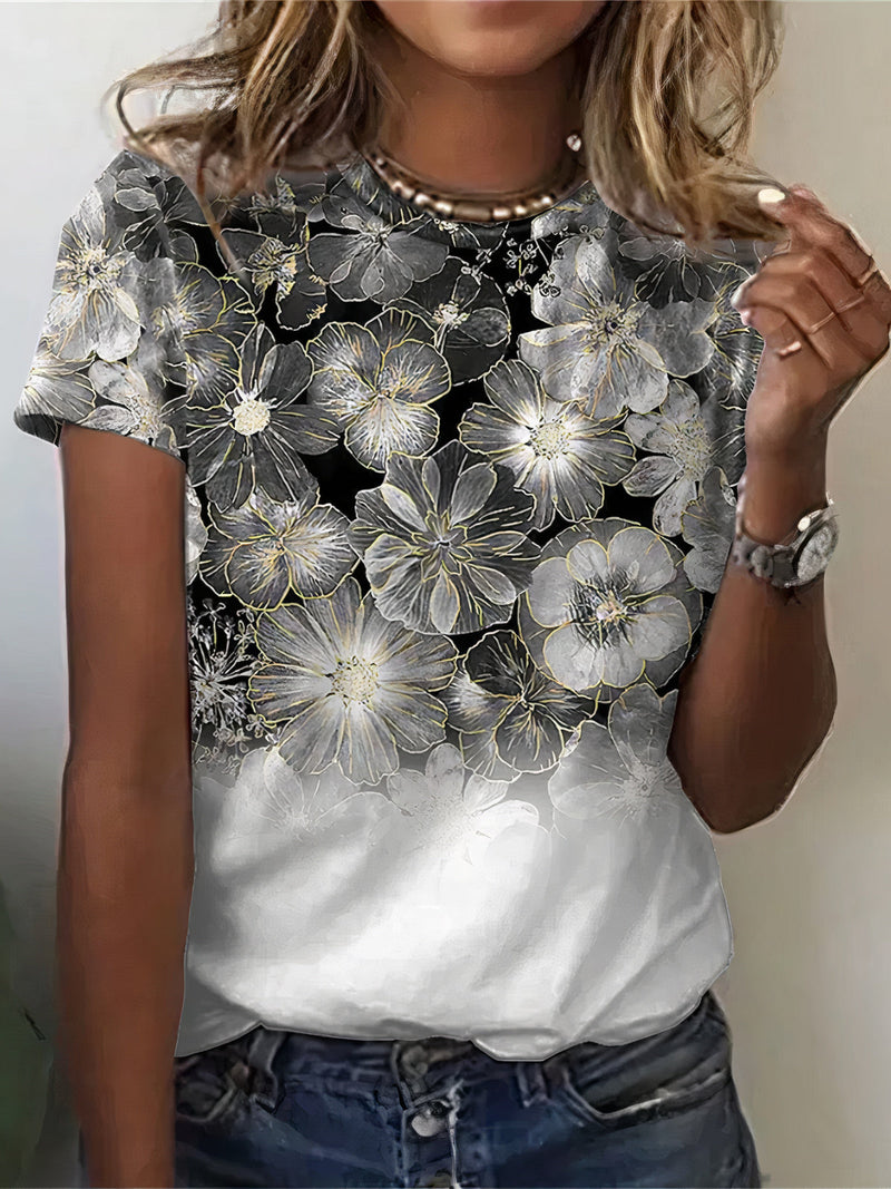 A Vintage Style T-Shirt with Delicate Timeless Details