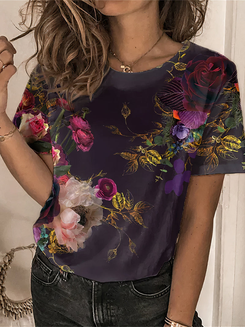 A Vintage Style T-Shirt with Delicate Timeless Details