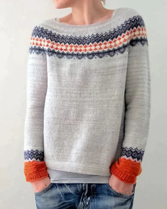Vintage Inspired Sweater with a Contemporary Edge