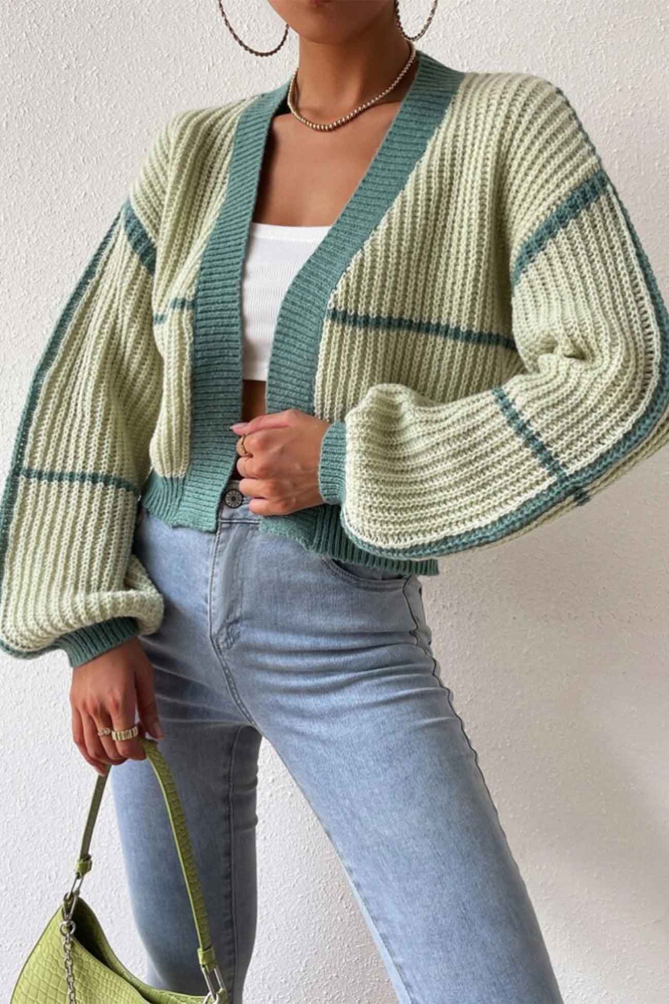 Classic Vintage Cardigan with a Flattering Fit