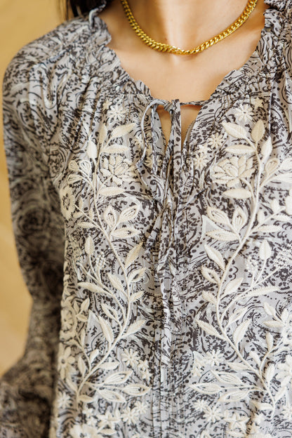 Beautifully Finished Blouse in a Timeless Design