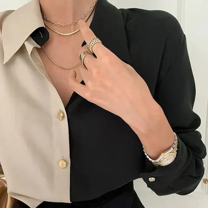 Vintage Inspired Blouse with a Contemporary Edge