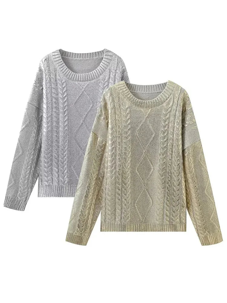 Vintage Inspired Sweater with a Contemporary Edge