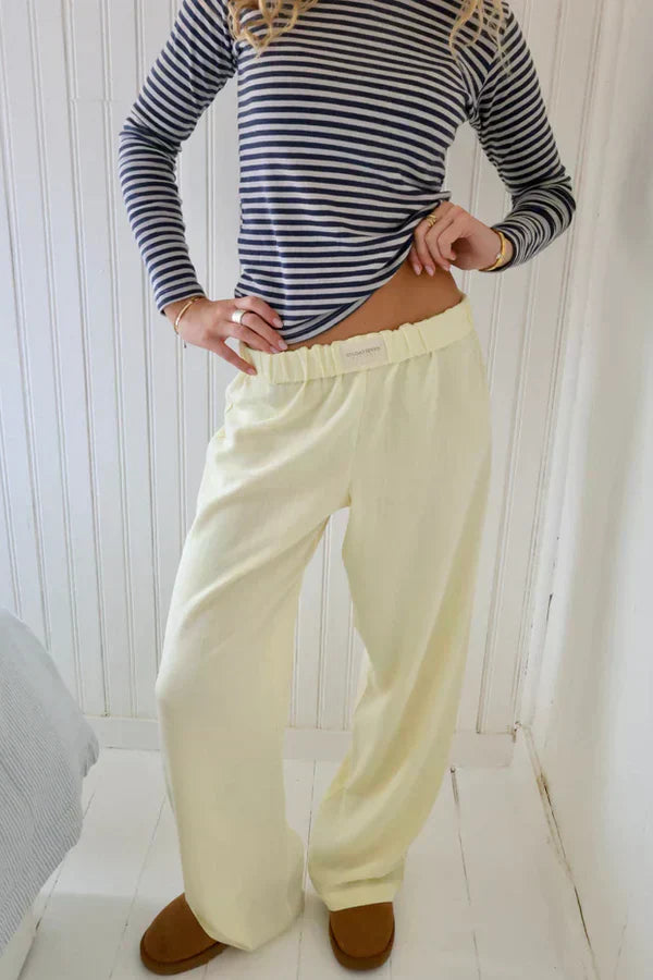 A Vintage Style Pants with Delicate Timeless Details