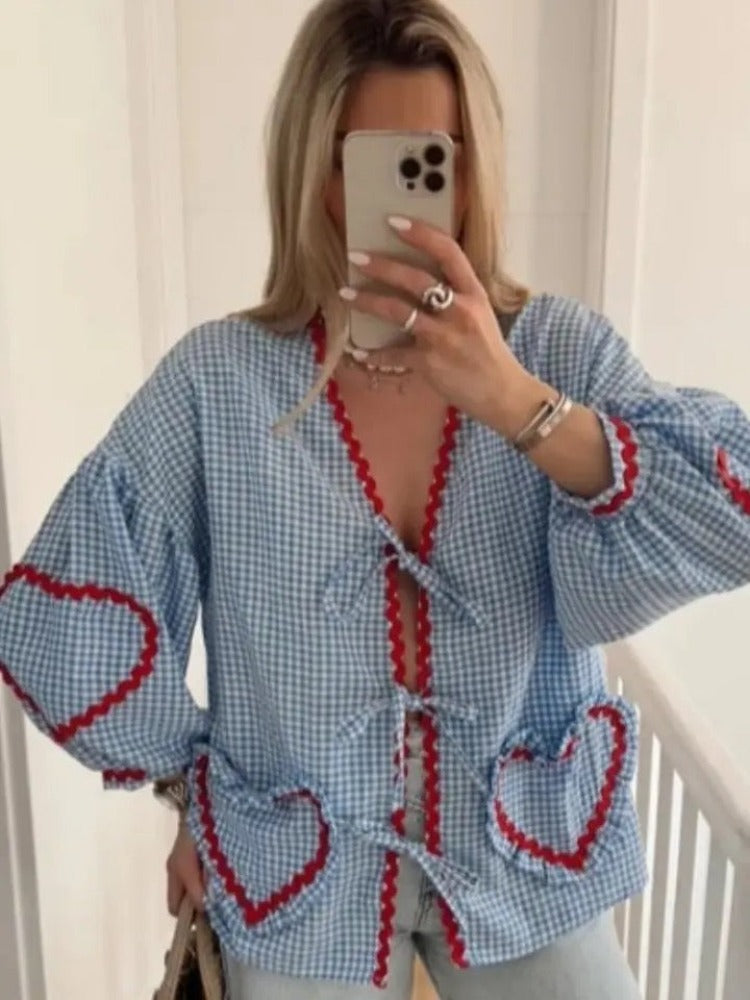 Classic Vintage Blouse with a Flattering Fit