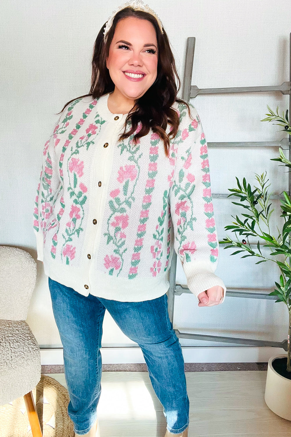Vintage Inspired Cardigan with a Contemporary Edge
