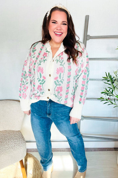 Vintage Inspired Cardigan with a Contemporary Edge