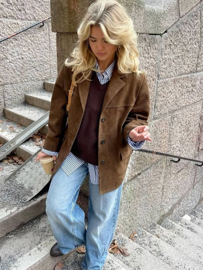 A Vintage Style Jacket with Delicate Timeless Details