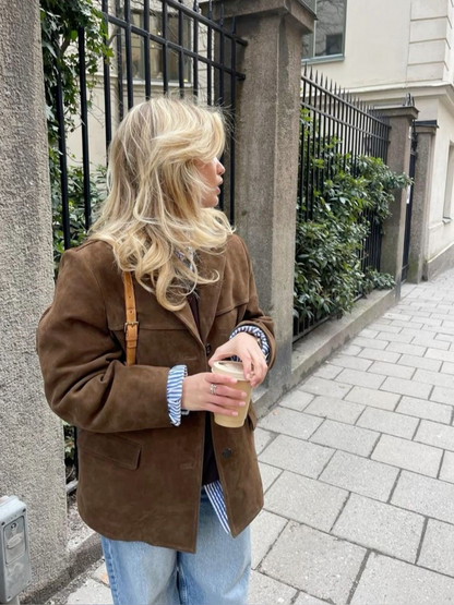 A Vintage Style Jacket with Delicate Timeless Details