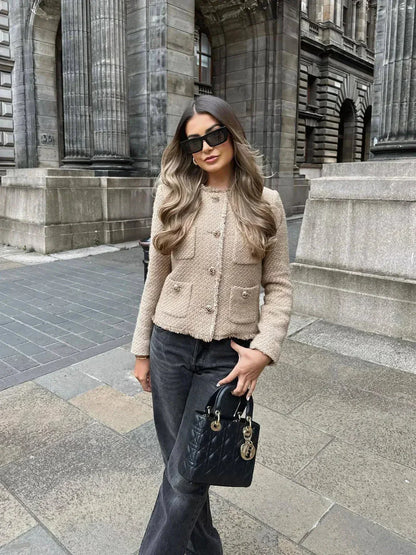 A Vintage Style Jacket with Delicate Timeless Details