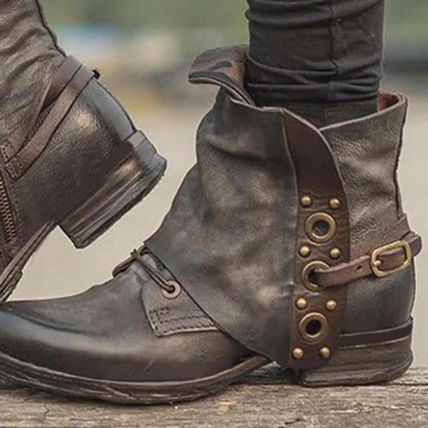 Vintage Inspired Orthopedic Boots