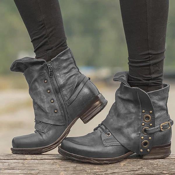 Vintage Inspired Orthopedic Boots