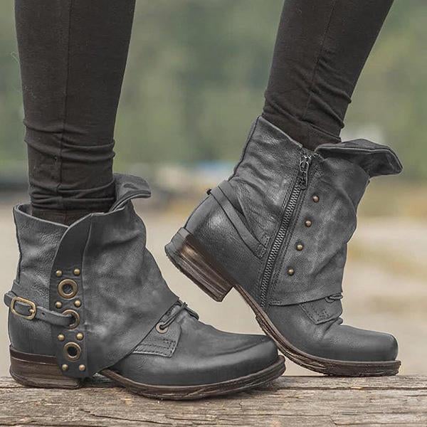 Vintage Inspired Orthopedic Boots