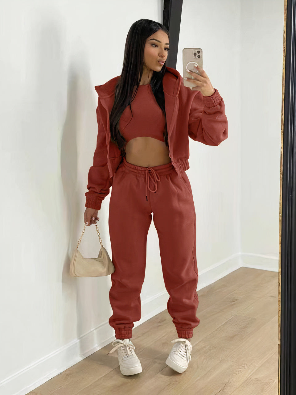 Burgundy red