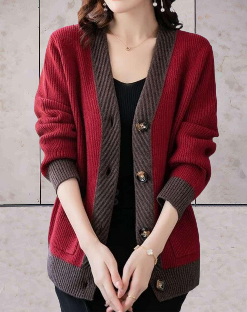 Classic Vintage Cardigan with a Flattering Fit