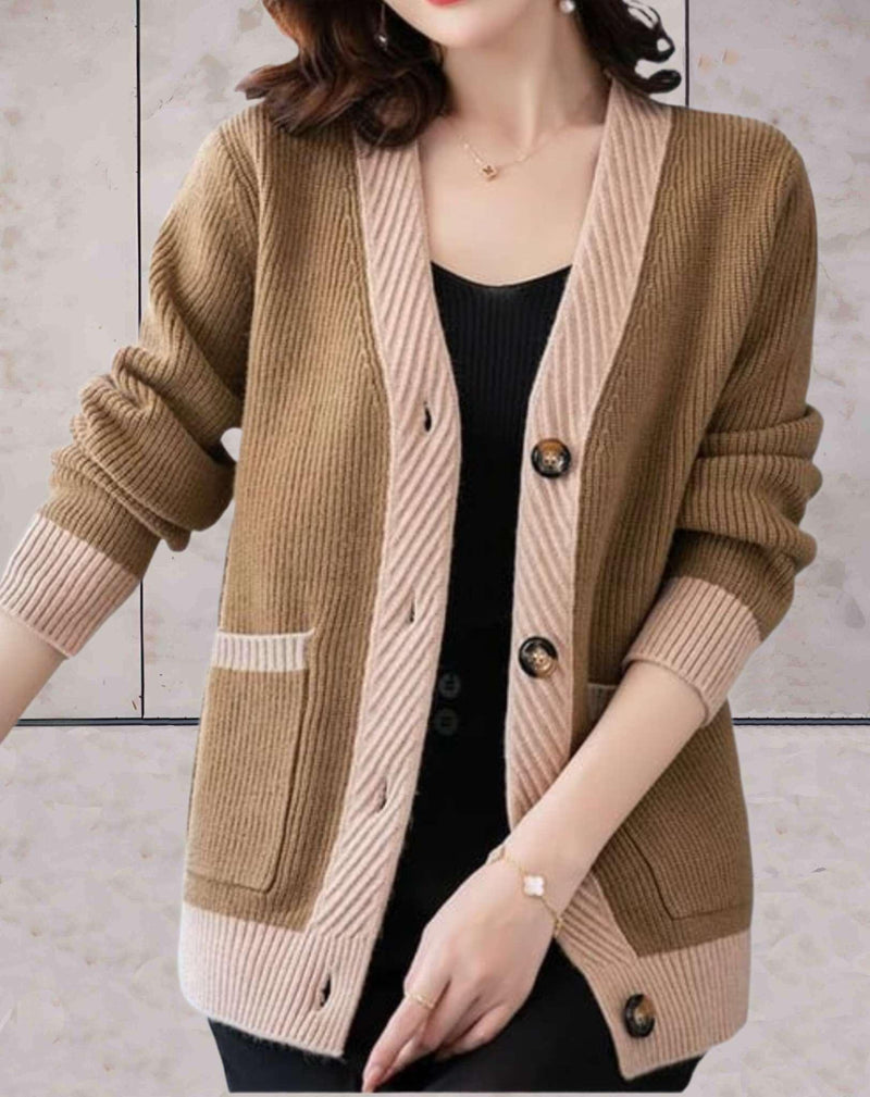 Classic Vintage Cardigan with a Flattering Fit