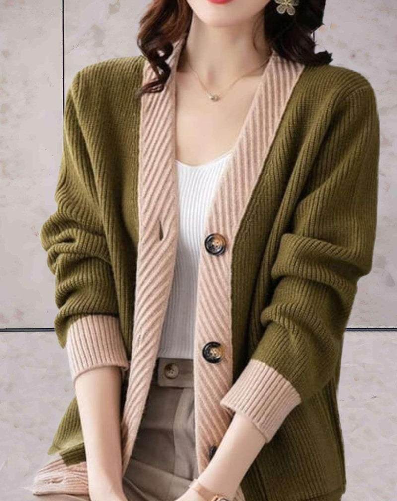 Classic Vintage Cardigan with a Flattering Fit