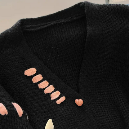 Well Tailored Cardigan with a Graceful Silhouette