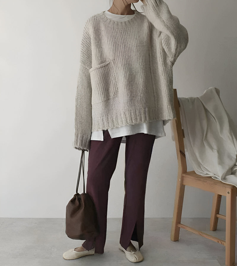 Classic Vintage Sweater with a Flattering Fit