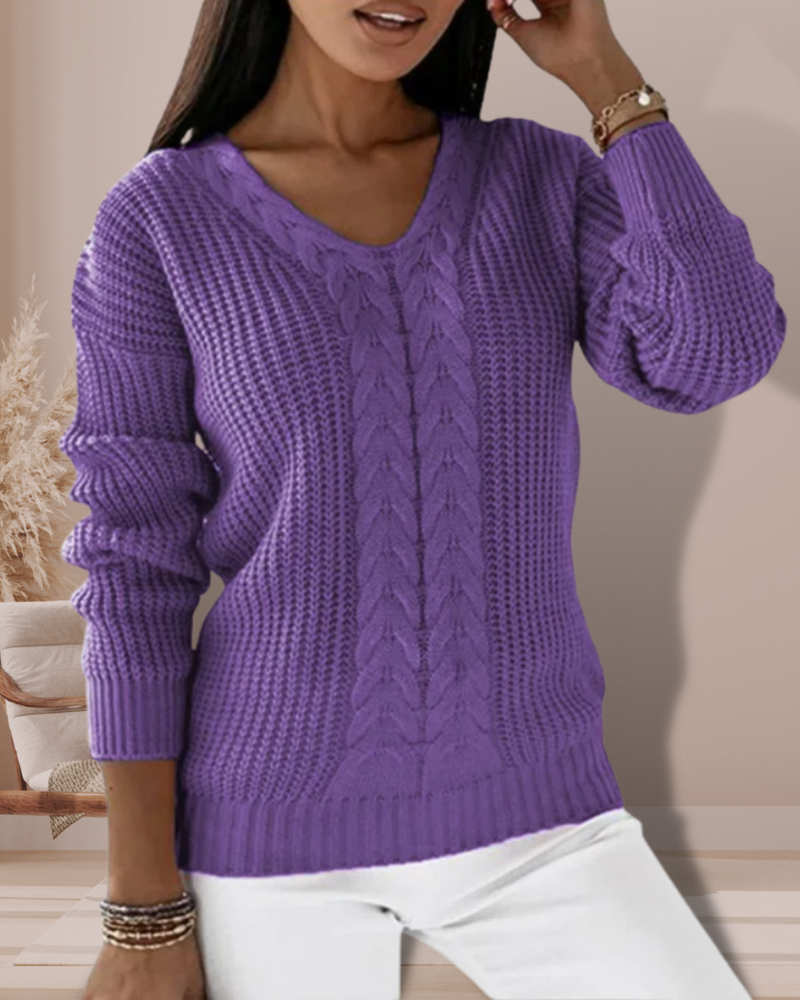 A Vintage Style Sweater with Delicate Timeless Details