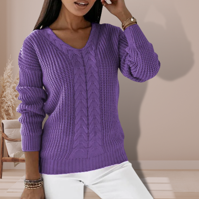 Classic Vintage Sweater with a Flattering Fit