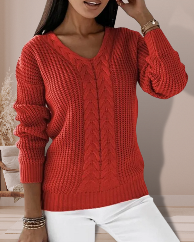 A Vintage Style Sweater with Delicate Timeless Details