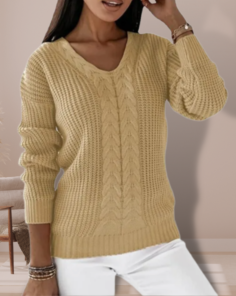 A Vintage Style Sweater with Delicate Timeless Details