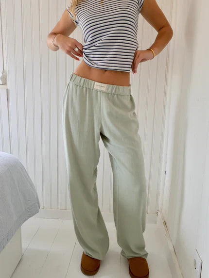 A Vintage Style Pants with Delicate Timeless Details