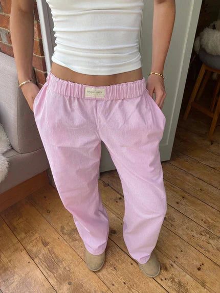 A Vintage Style Pants with Delicate Timeless Details