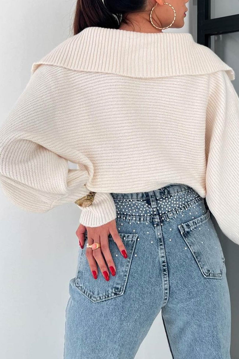 Beautifully Finished Sweater in a Timeless Design
