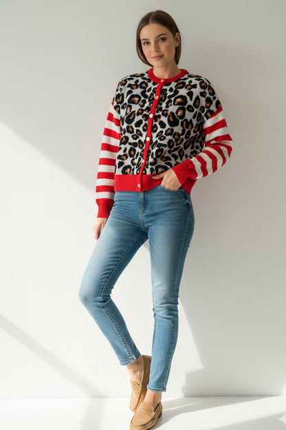 Classic Vintage Cardigan with a Flattering Fit