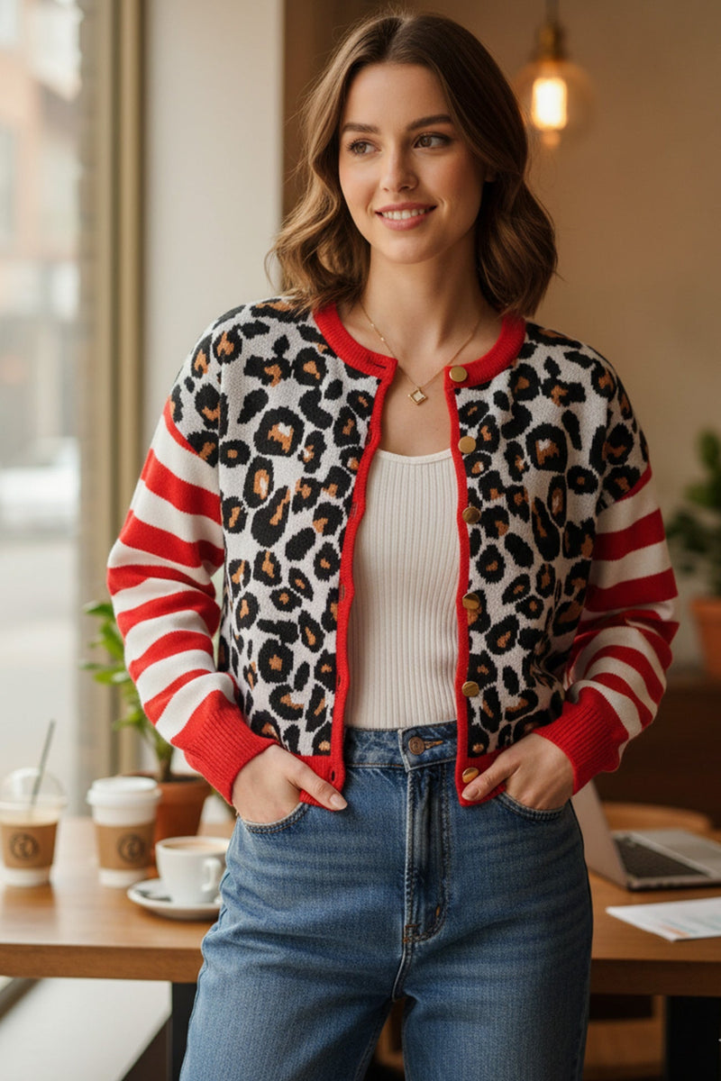 Classic Vintage Cardigan with a Flattering Fit