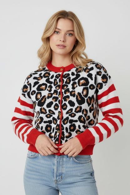 Classic Vintage Cardigan with a Flattering Fit