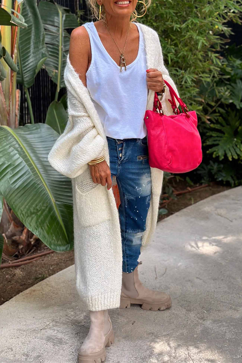 Classic Vintage Cardigan with a Flattering Fit