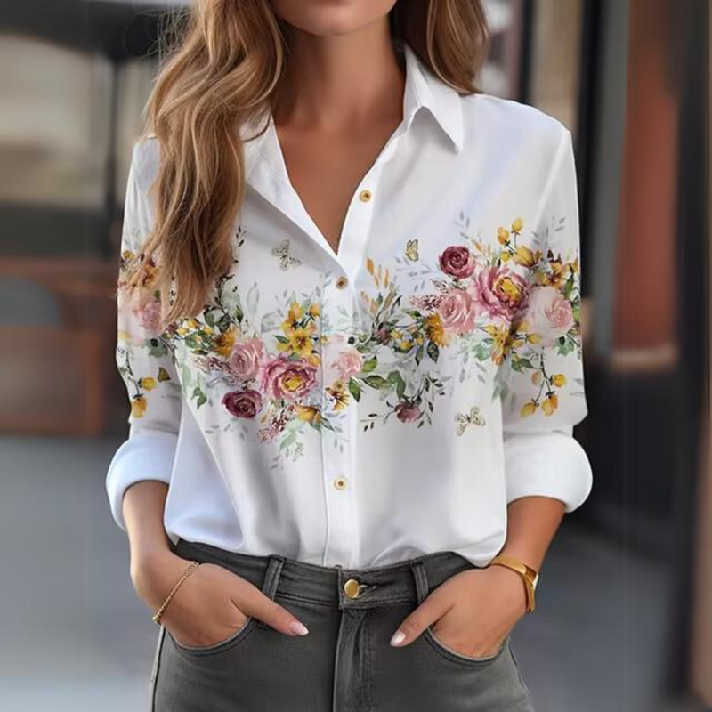 Well Tailored Blouse with a Graceful Silhouette