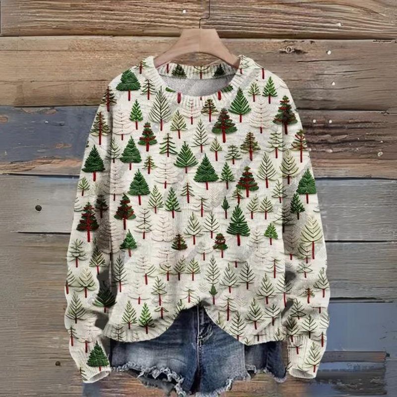 Classic Vintage Sweater with a Flattering Fit