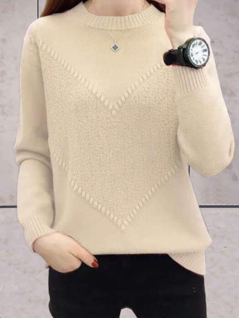 Well Tailored Sweater with a Graceful Silhouette