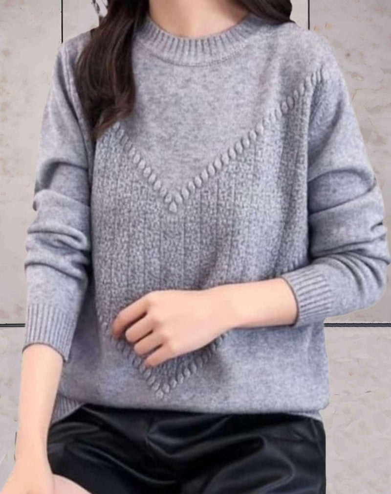 Well Tailored Sweater with a Graceful Silhouette