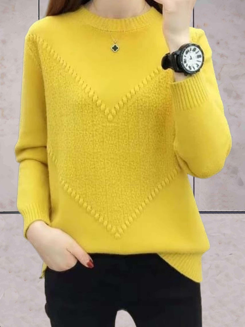 Well Tailored Sweater with a Graceful Silhouette