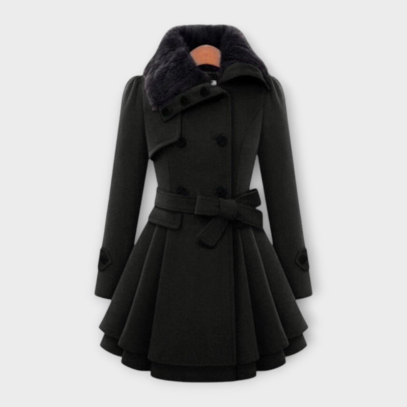 Classic Vintage Coat with a Flattering Fit
