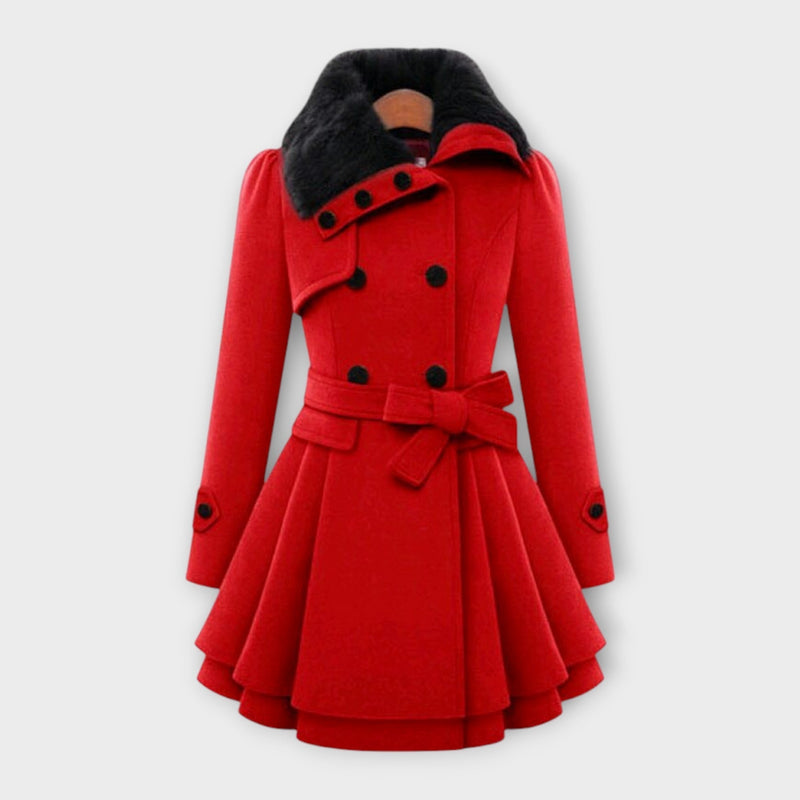 Classic Vintage Coat with a Flattering Fit