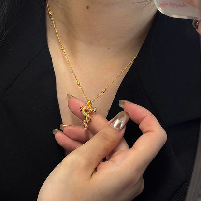 Käsintehty vintage Kaulakoru