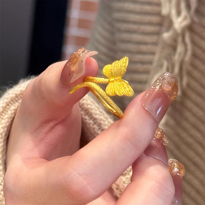 Käsintehty vintage Kulta Sormus