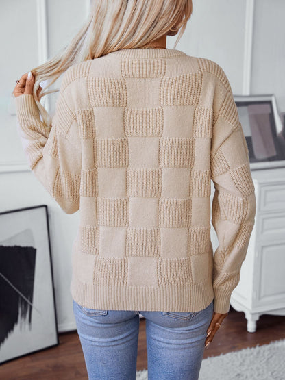 A Vintage Style Sweater with Delicate Timeless Details