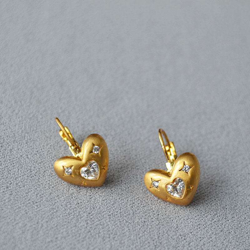 Käsintehty vintage Kulta Korvarengas